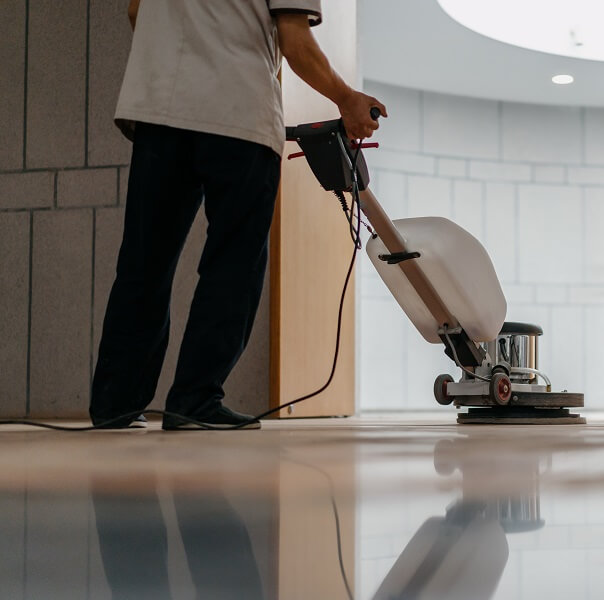 Stripping and waxing hard floor cleaning service in Chicago, Illinois